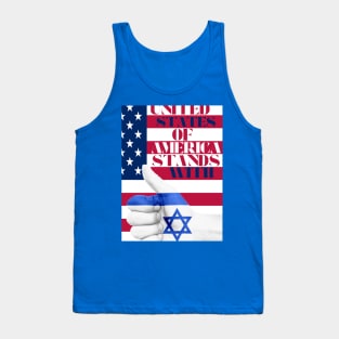 America Stands With Israel Tank Top